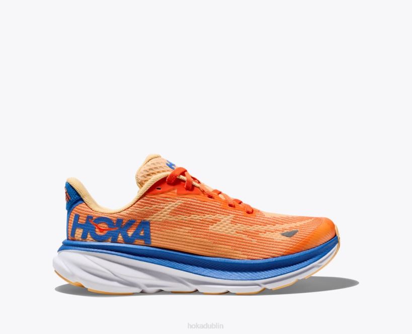 VLP8676 Hoka Kids Clifton 9 Coastal Sky/All Aboard