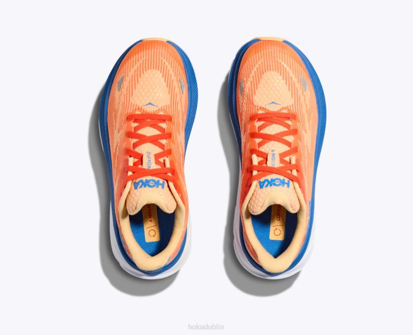 VLP8676 Hoka Kids Clifton 9 Coastal Sky/All Aboard