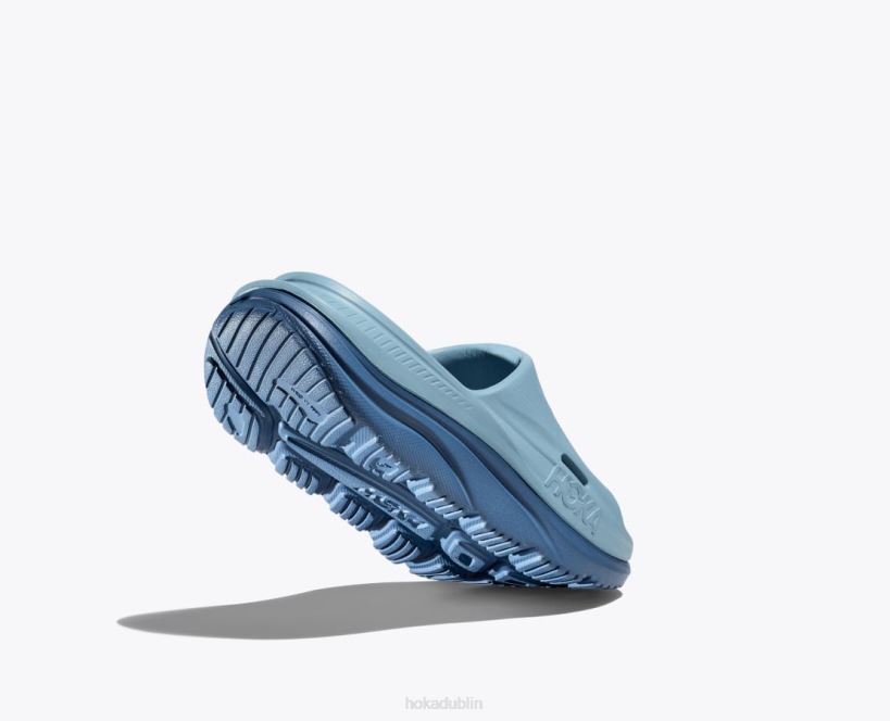 VLP8681 Hoka Kids Ora Recovery Slide 3 Stone Blue/Bluesteel