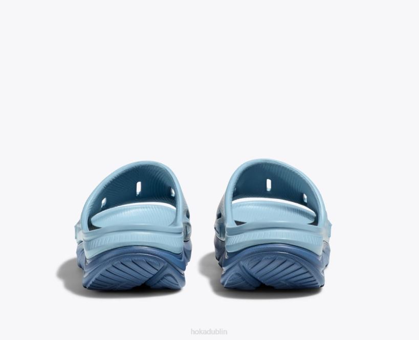 VLP8681 Hoka Kids Ora Recovery Slide 3 Stone Blue/Bluesteel
