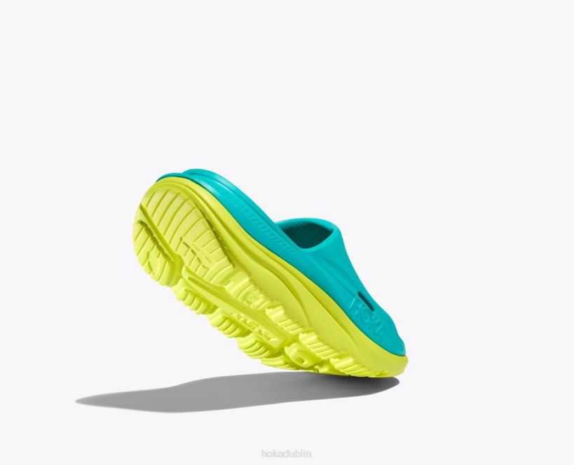 VLP8682 Hoka Kids Ora Recovery Slide 3 Stone Blue/Bluesteel