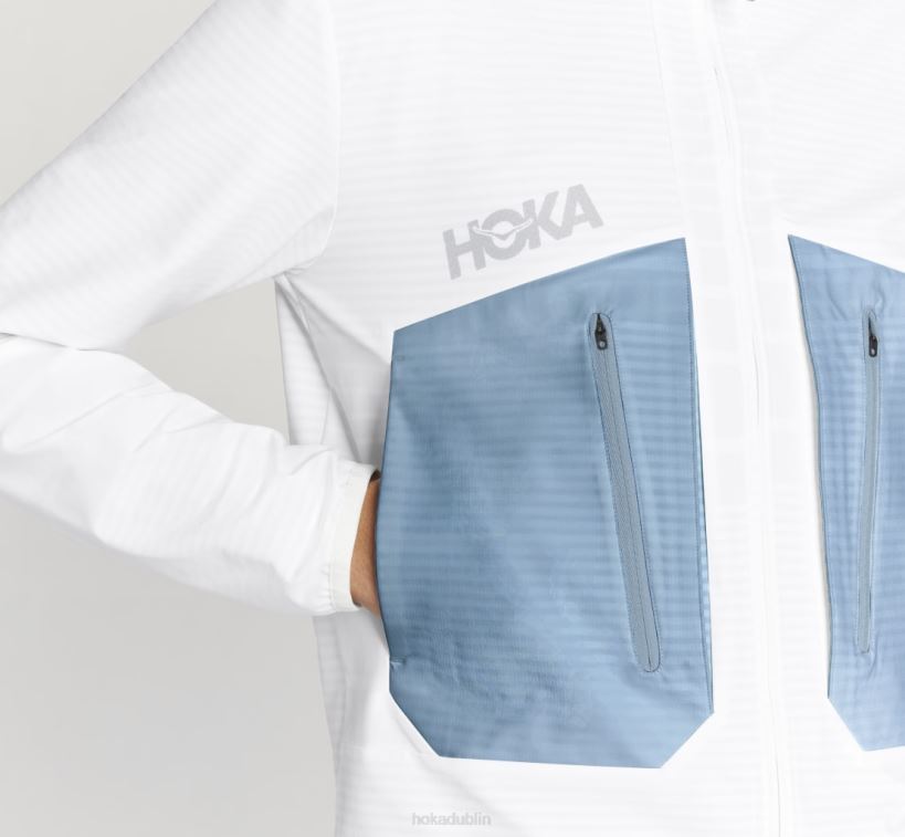 VLP8668 Hoka Men Mission Full-Zip White