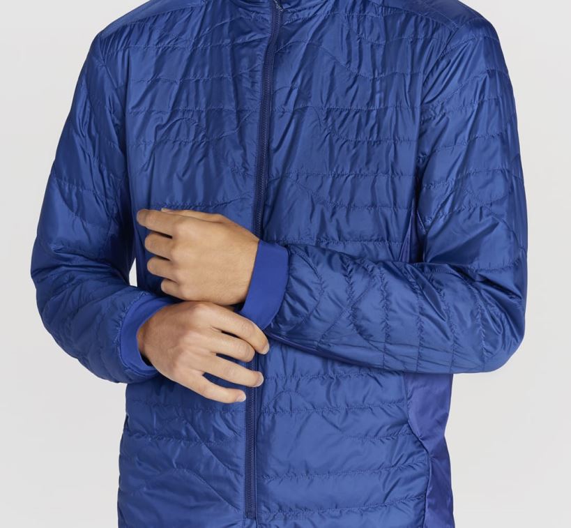 VLP8670 Hoka Men Sky Quilt Jacket Bellwether Blue