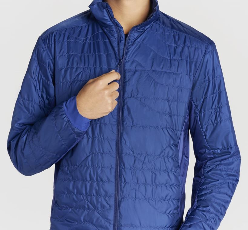 VLP8670 Hoka Men Sky Quilt Jacket Bellwether Blue