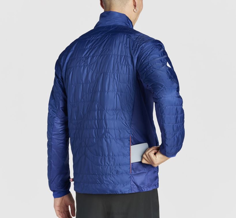 VLP8670 Hoka Men Sky Quilt Jacket Bellwether Blue