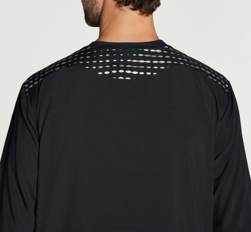 VLP8671 Hoka Men 1/2 Zip Wind Shell Black