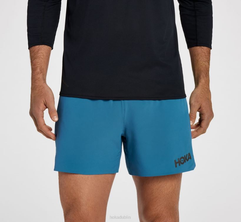 VLP8657 Hoka Men 5 Short Blue Steel