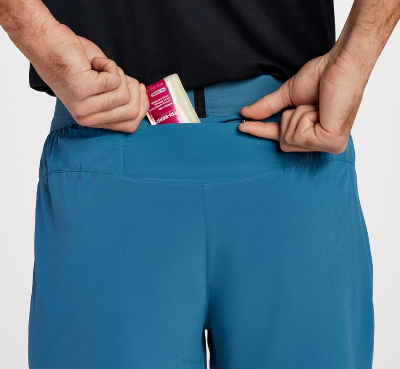 VLP8657 Hoka Men 5 Short Blue Steel