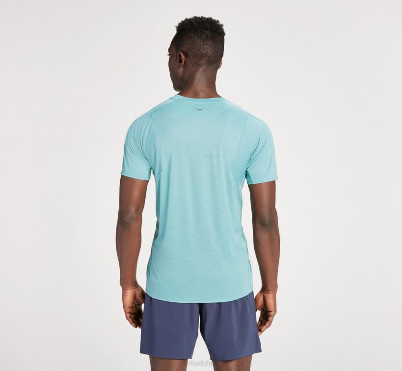 VLP8632 Hoka Men Glide Short Sleeve Trellis