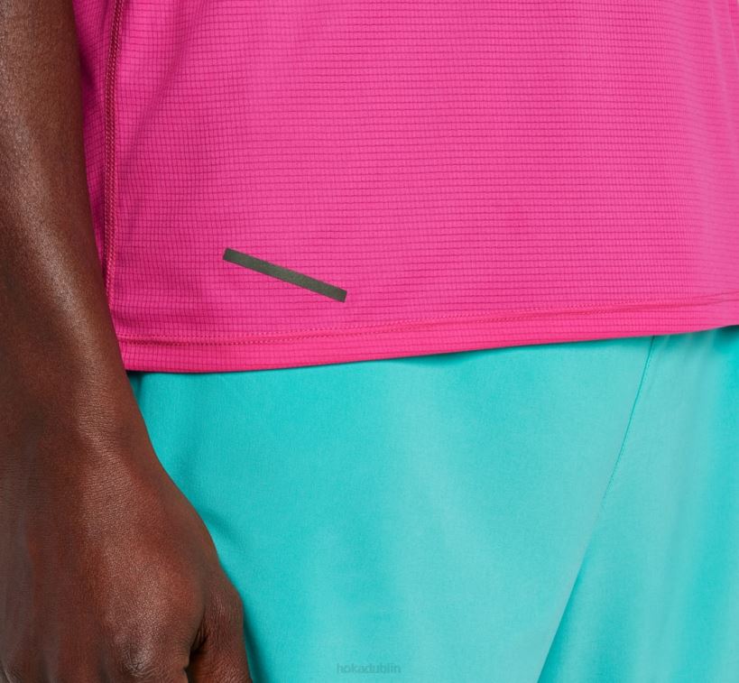 VLP8635 Hoka Men Glide Short Sleeve Black