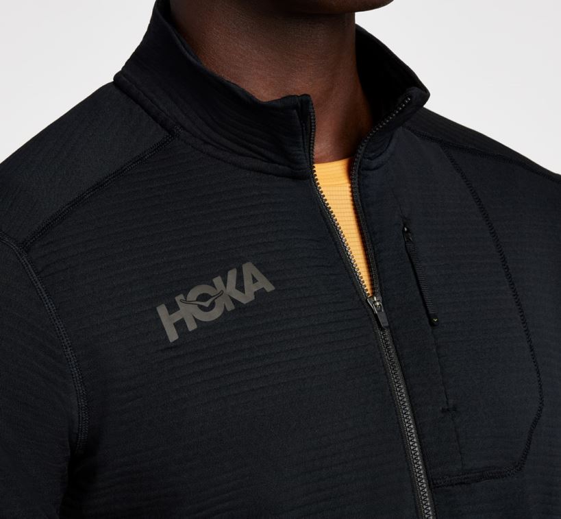 VLP8636 Hoka Men 1/2 Zip Black