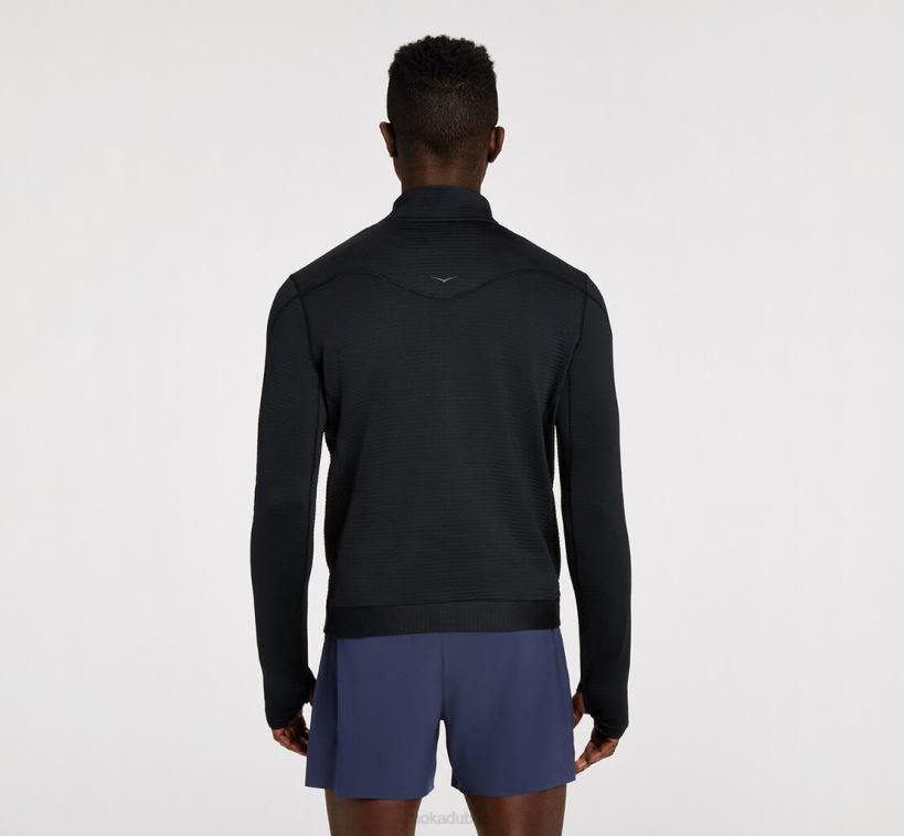 VLP8636 Hoka Men 1/2 Zip Black