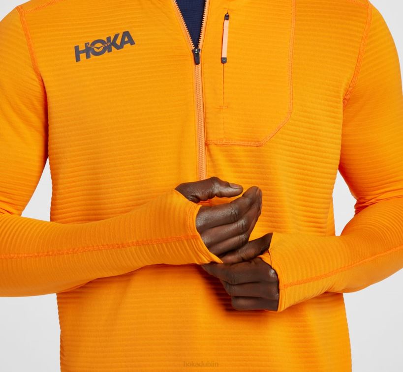 VLP8639 Hoka Men 1/2 Zip Black