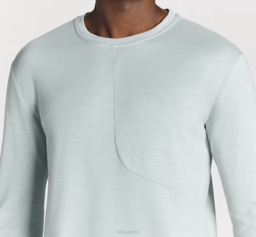 VLP8640 Hoka Men Merino Blend Long Sleeve Ice Flow