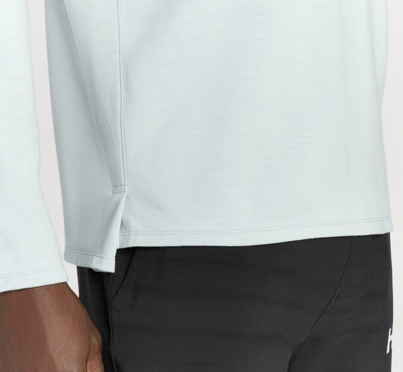 VLP8640 Hoka Men Merino Blend Long Sleeve Ice Flow