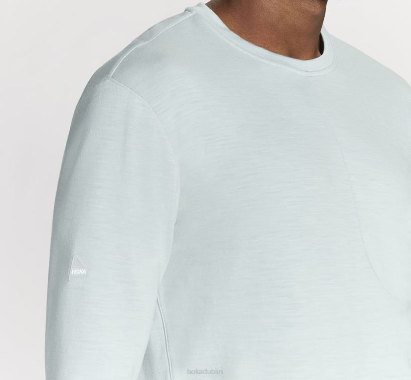 VLP8640 Hoka Men Merino Blend Long Sleeve Ice Flow