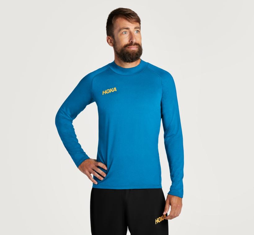 VLP8643 Hoka Men Merino Midlayer Diva Blue