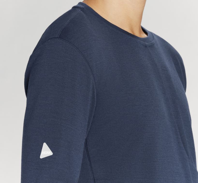 VLP8646 Hoka Men Merino Blend Long Sleeve Outer Space
