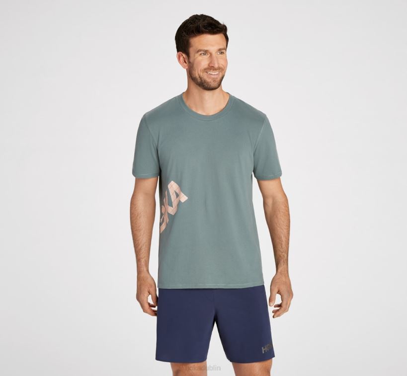 VLP8648 Hoka Men All-Day Tee Blue Steel