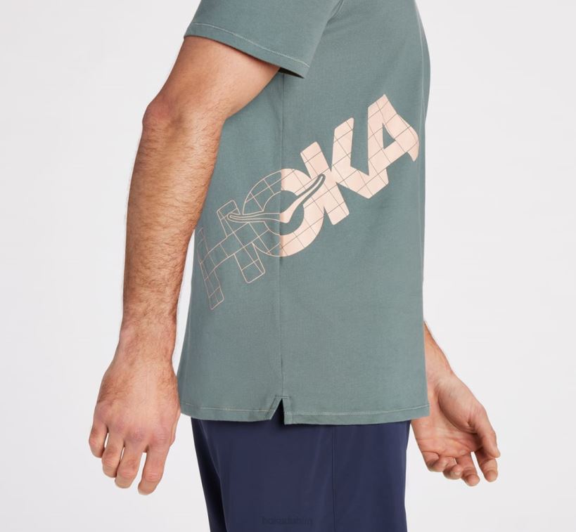 VLP8648 Hoka Men All-Day Tee Blue Steel