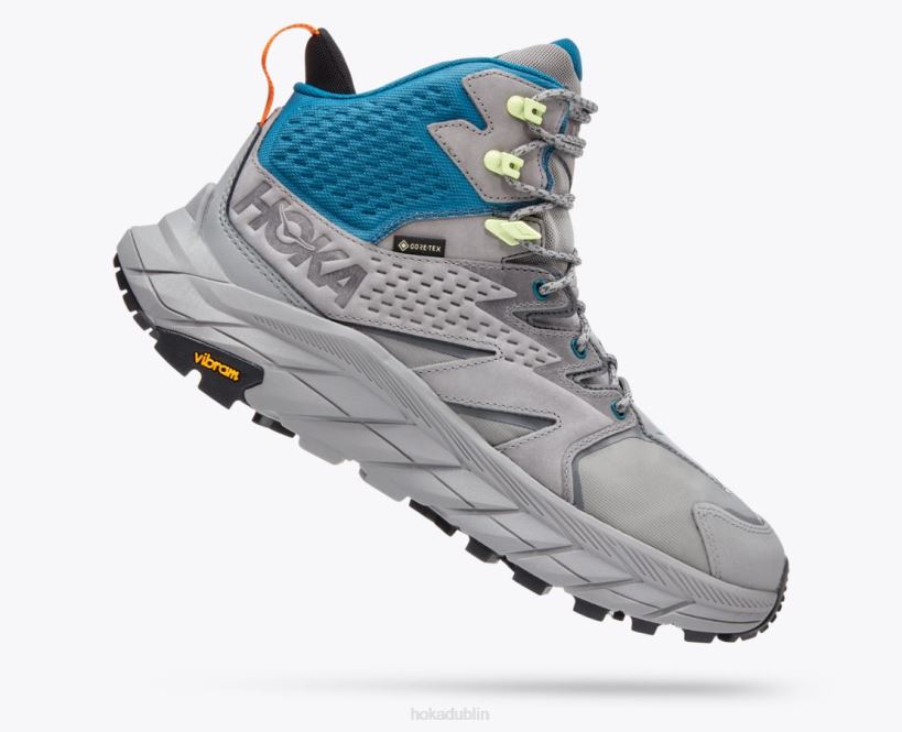 VLP8536 Hoka Men Anacapa Mid GTX Sharkskin/Blue Coral