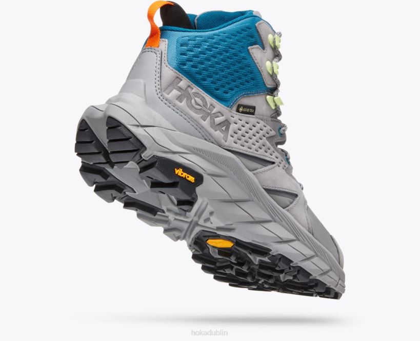 VLP8536 Hoka Men Anacapa Mid GTX Sharkskin/Blue Coral