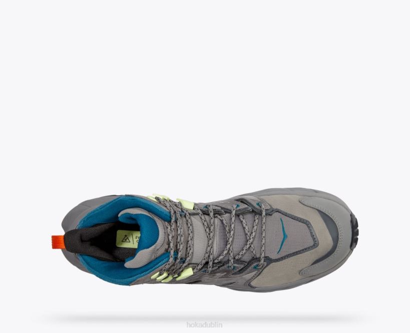 VLP8536 Hoka Men Anacapa Mid GTX Sharkskin/Blue Coral