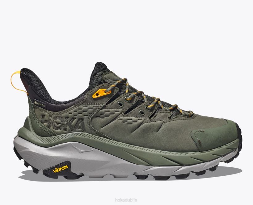 VLP8552 Hoka Men Kaha 2 Low GTX Thyme/Radiant Yellow