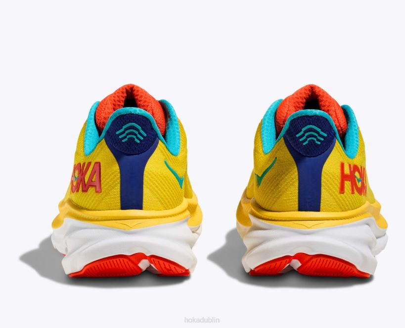 VLP8410 Hoka Men Clifton 9 Passion Fruit/Maize