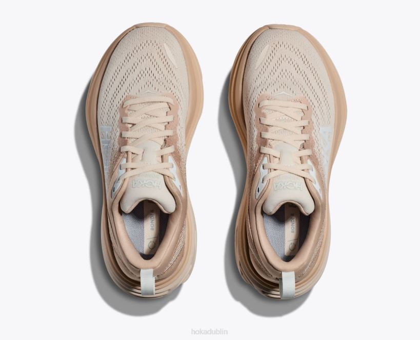 VLP8416 Hoka Men Bondi 8 Shifting Sand/Eggnog
