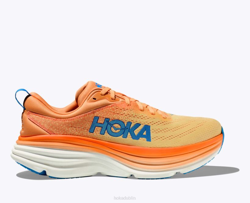 VLP8417 Hoka Men Bondi 8 Impala/Mock Orange