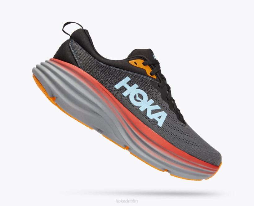 VLP8421 Hoka Men Bondi 8 Anthracite/Castlerock