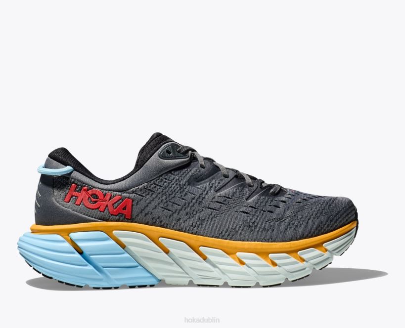 VLP8423 Hoka Men Gaviota 4 Castlerock/Anthracite