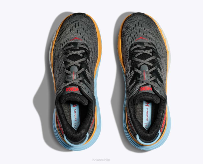 VLP8423 Hoka Men Gaviota 4 Castlerock/Anthracite