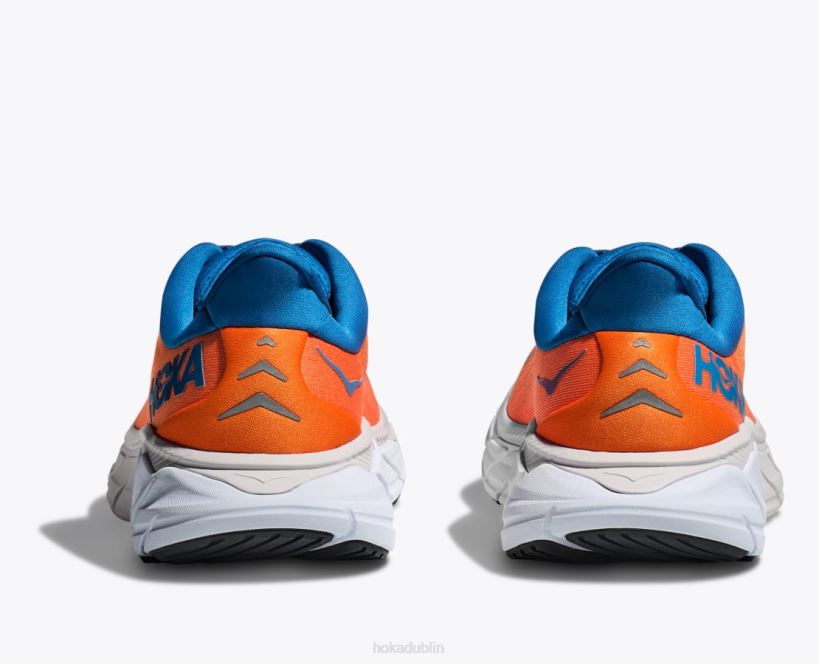 VLP8429 Hoka Men Arahi 6 Vibrant Orange/Coastal Sky