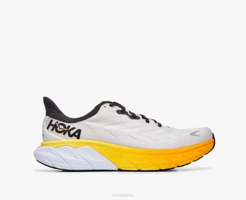 VLP8433 Hoka Men Arahi 6 Nimbus Cloud/Blanc De Blanc