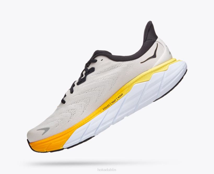 VLP8433 Hoka Men Arahi 6 Nimbus Cloud/Blanc De Blanc