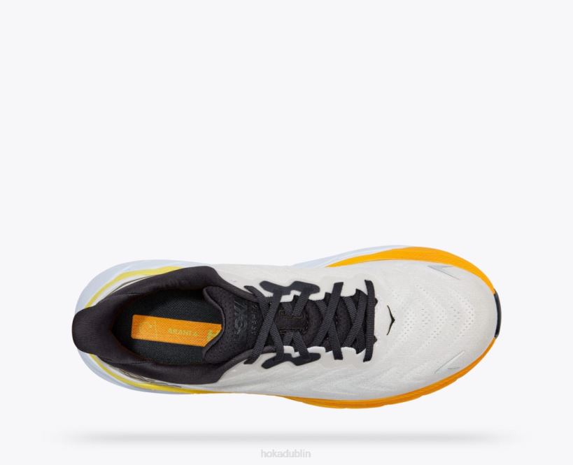 VLP8433 Hoka Men Arahi 6 Nimbus Cloud/Blanc De Blanc