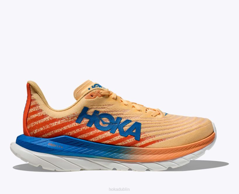 VLP8436 Hoka Men Mach 5 Impala/Vibrant Orange
