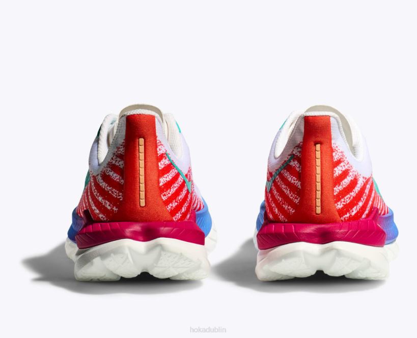 VLP8437 Hoka Men Mach 5 White/Flame