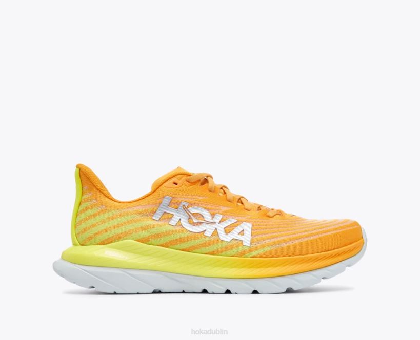 VLP8439 Hoka Men Mach 5 Radiant Yellow/Evening Primrose