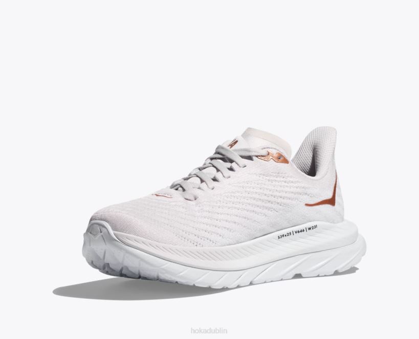 VLP8442 Hoka Men Mach 5 White/Copper