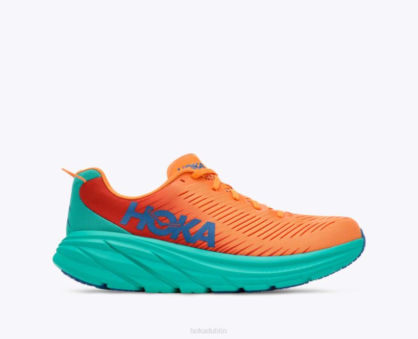 VLP8448 Hoka Men Rincon 3 Blazing Orange/Fiesta