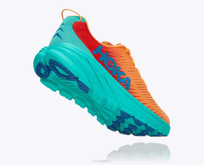 VLP8448 Hoka Men Rincon 3 Blazing Orange/Fiesta