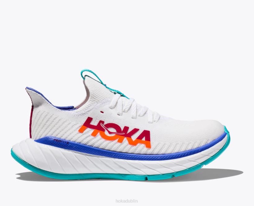 VLP8455 Hoka Men Carbon X 3 White/Flame
