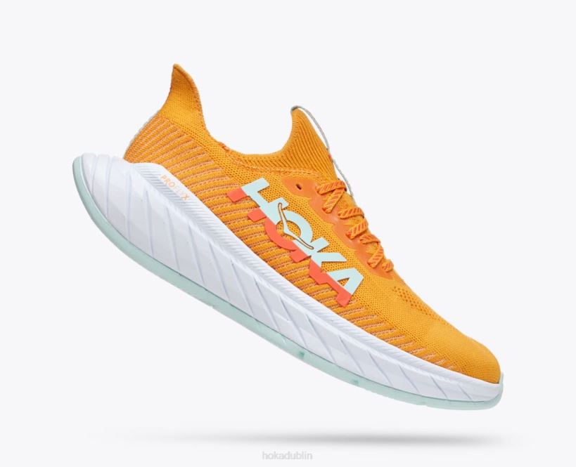 VLP8456 Hoka Men Carbon X 3 Radiant Yellow/Camellia