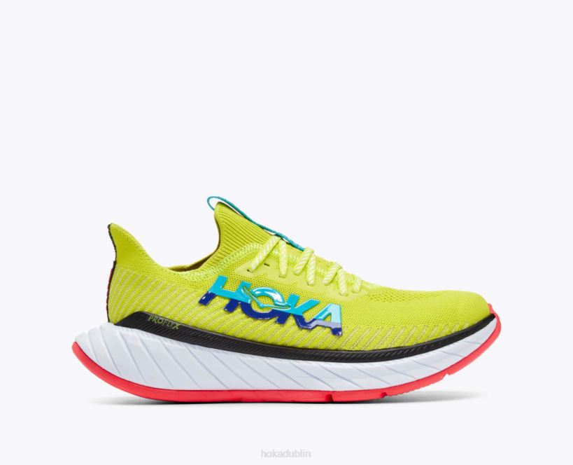 VLP8457 Hoka Men Carbon X 3 Evening Primrose/Scuba Blue