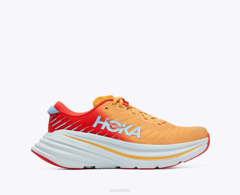 VLP8463 Hoka Men Bondi X Fiesta/Amber Yellow
