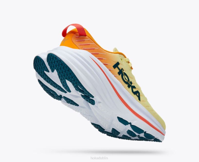 VLP8464 Hoka Men Bondi X Yellow Pear/Radiant Yellow