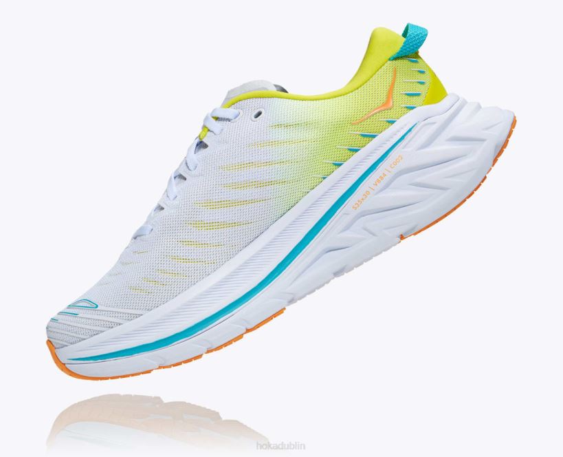 VLP8466 Hoka Men Bondi X White/Evening Primrose